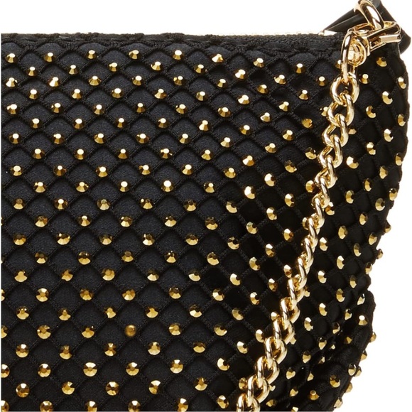 Vince Camuto Zayra Wristlet, Black Bling - Picture 3 of 4